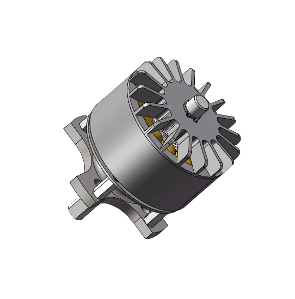 Bezszczotkowy silnik prądu stałego do narzędzi cyfrowych o średnicy 49 mm, seria WO49